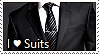 I heart suits stamp