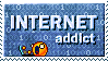 Internet addict stamp
