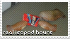 Real isopod hours stamp